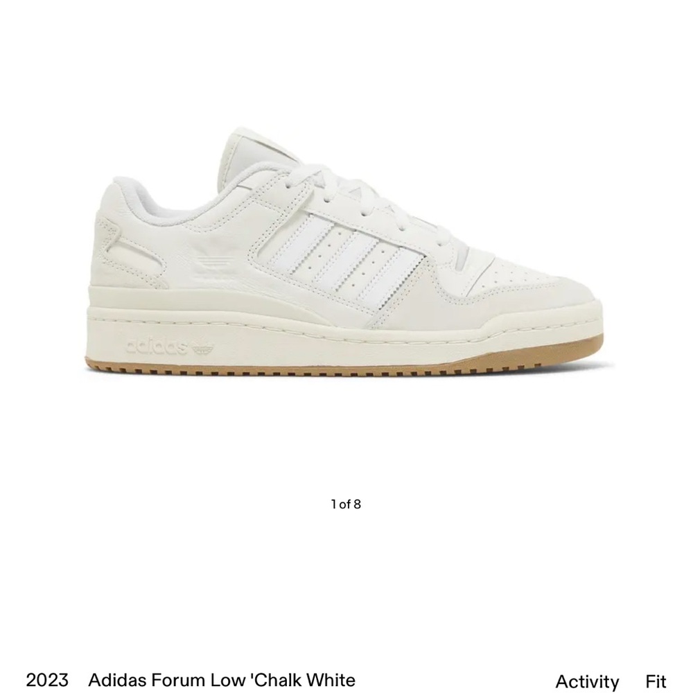 Adidas Forum Low White Sneakers, these are brand new in the box never been worn.